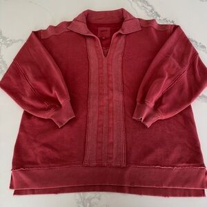 Aerie Starry Skies Women’s Sweatshirt in Summer Burgundy